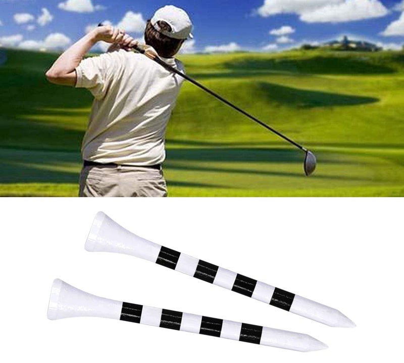 Zivisk Wooden Golf Tees 2-3/4 inch 100 Count, 2.75" Long Golf Wood Bamboo Tees(White,70mm) - Image 5